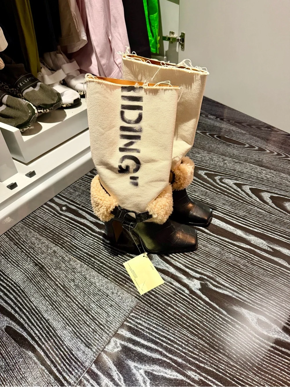 Off White boots new with tags